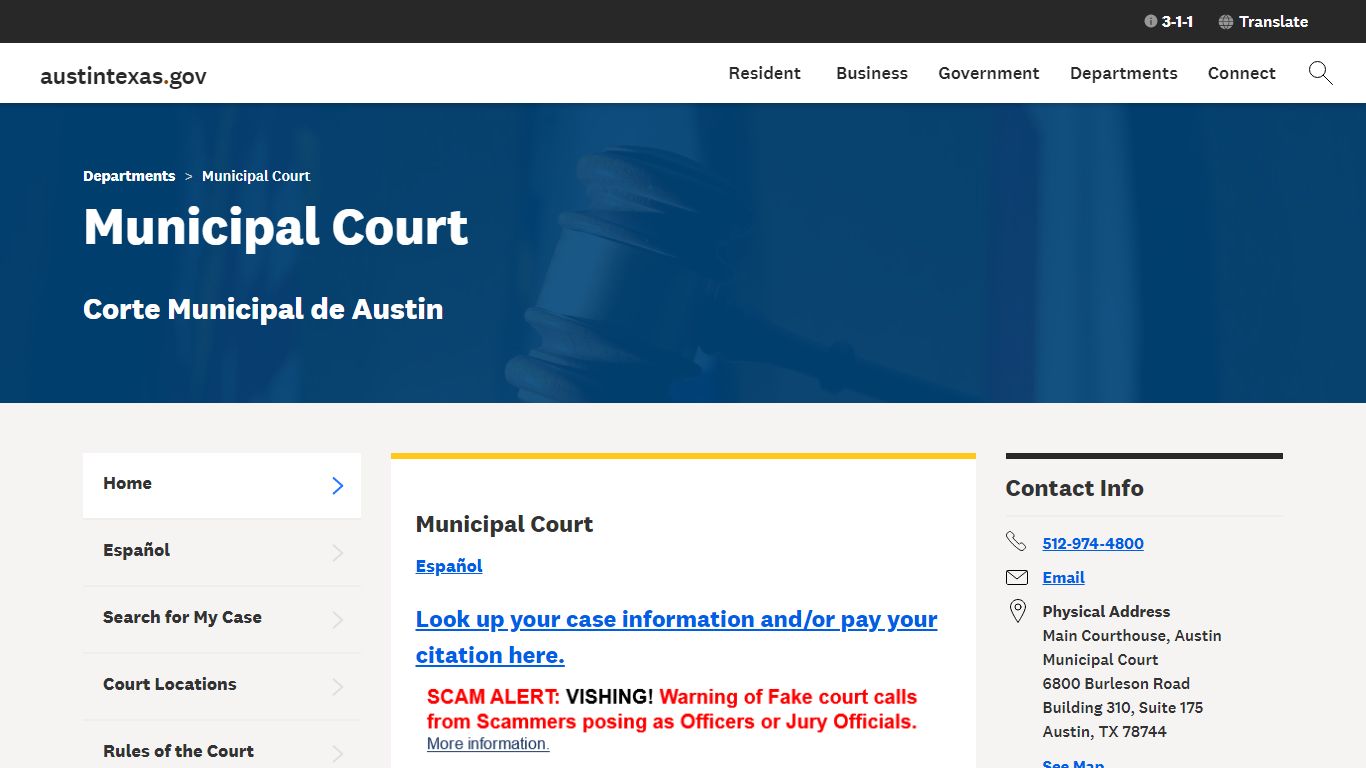 Municipal Court | AustinTexas.gov